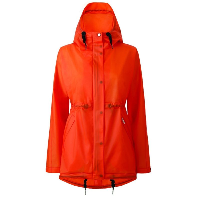Hunter Womens Original Vinyl Waterproof Long Line Smock Coat