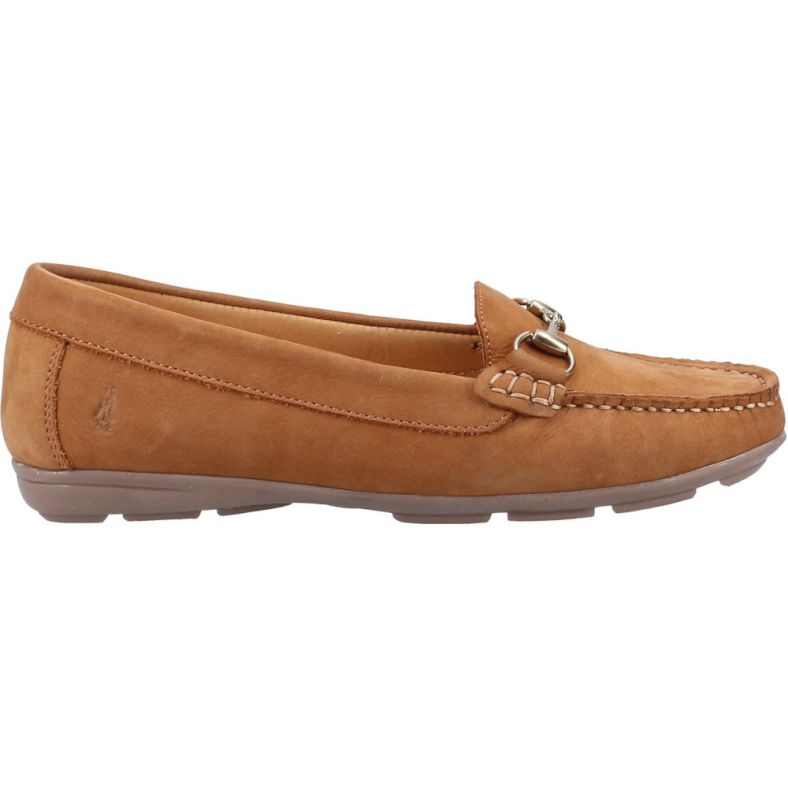 Hush Puppies Womens Molly Snaffle Leather Loafers Outdoor Look