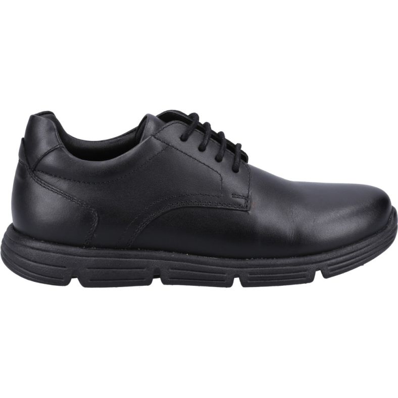 Hush Puppies Boys Adrian Lace Up Leather School Shoes Outdoor Look