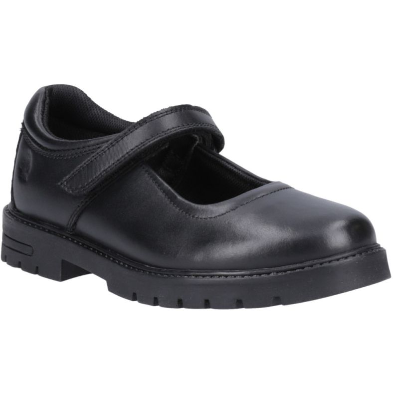 Hush Puppies Girls Tanya Junior Leather School Shoes Outdoor Look