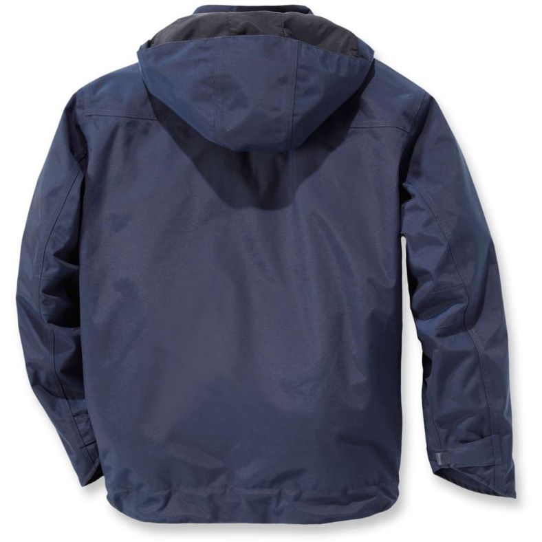 Carhartt Mens Shoreline Adjustable Waterproof Taped Seams Jacket Coat Outdoor Look
