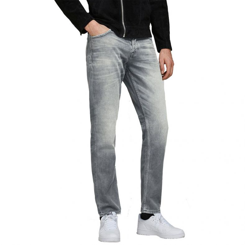 Jack Jones Mens Tim Leon Classic Slim Straight Fit Jeans