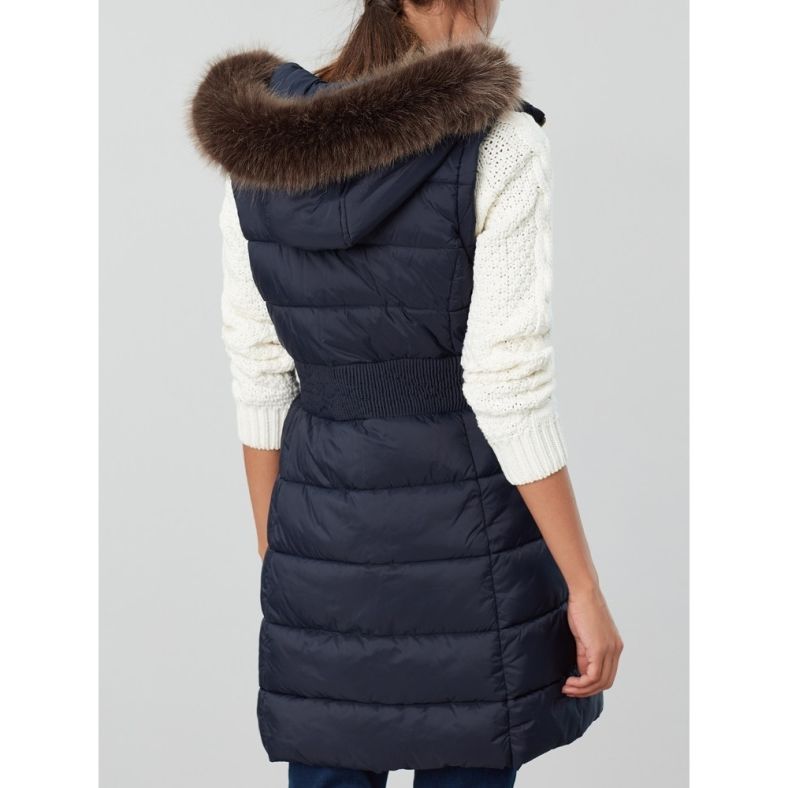 long padded womens gilet