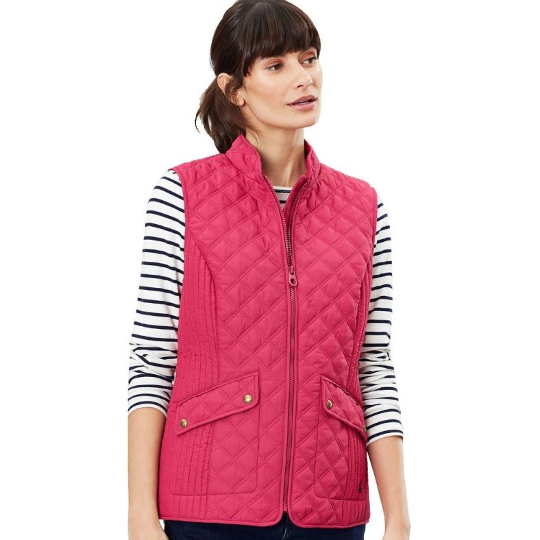 Joules Womens Minx Quilted Lightweight Body Warmer Gilet | Outdoor Look