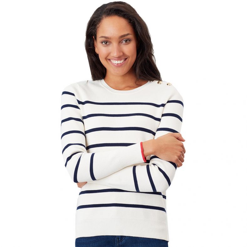 Button shoulder jumper top
