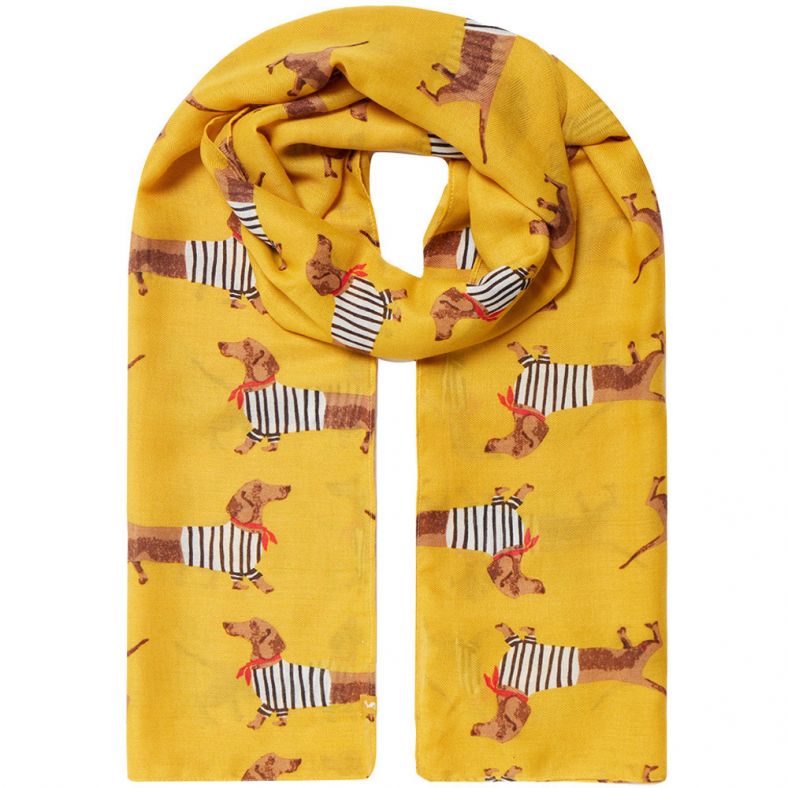 Joules sales mustard scarf