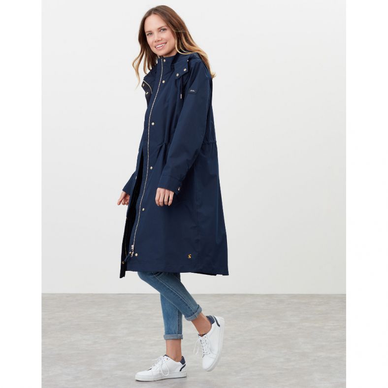 Joules Womens Taunton Hooded Waterproof Jacket Coat Outdoor Look
