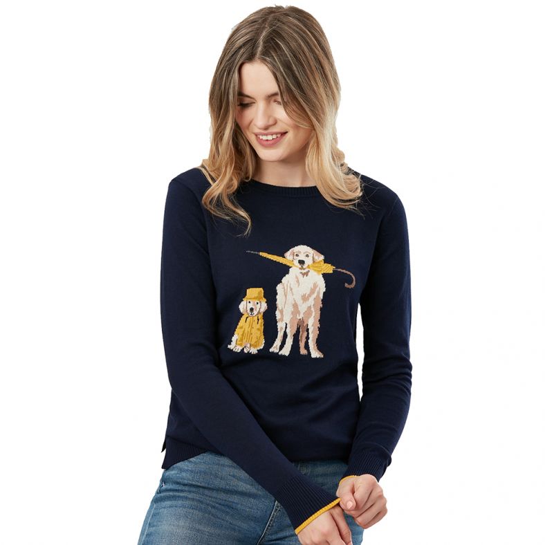 Joules Womens Miranda Crew Neck Stylish Jumper Outdoor Look