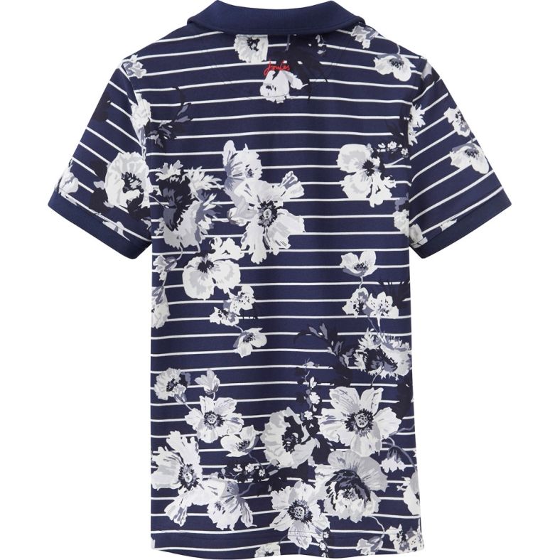 Joules Womens/Ladies Trinity Short Sleeve Slim Fit Cotton Polo Shirt Joules Clothing