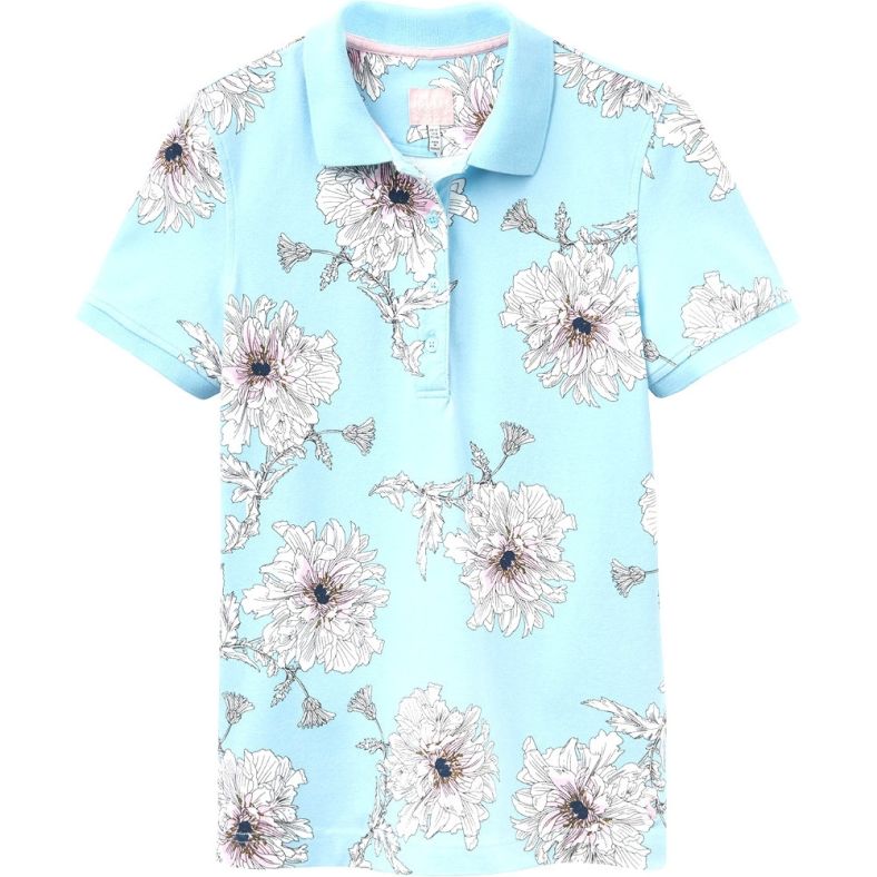 Joules Womens/Ladies Trinity Short Sleeve Slim Fit Cotton Polo Shirt Joules Clothing