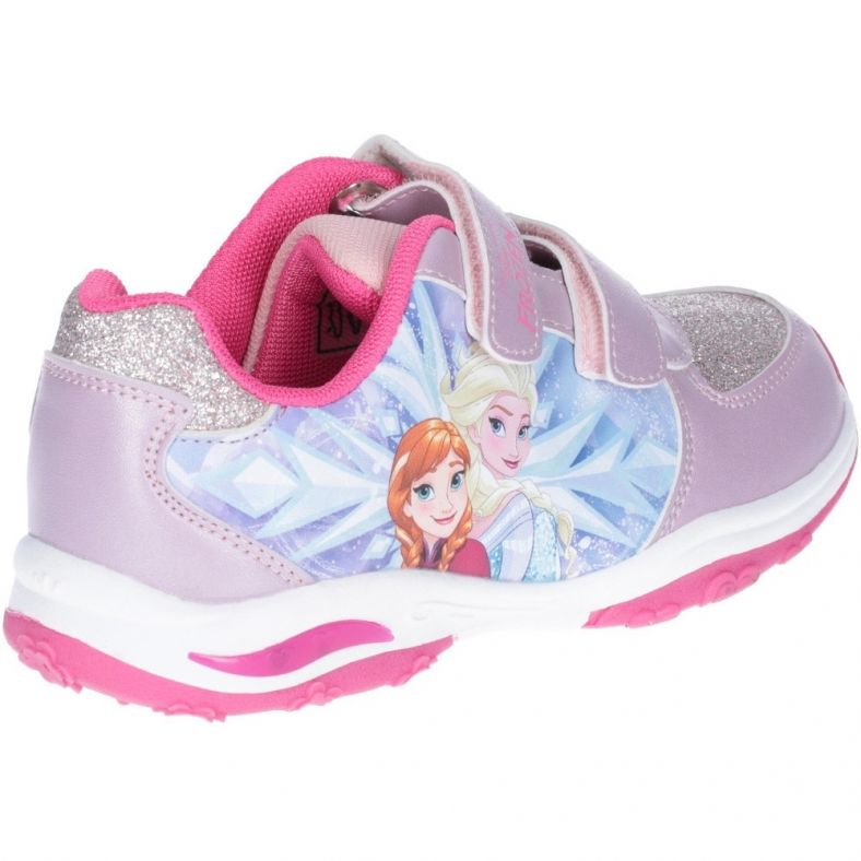 Disney Frozen 2 Girls Light Up Slippers Elsa Anna Kids Fleece Lined Flashing Lights House Shoes 