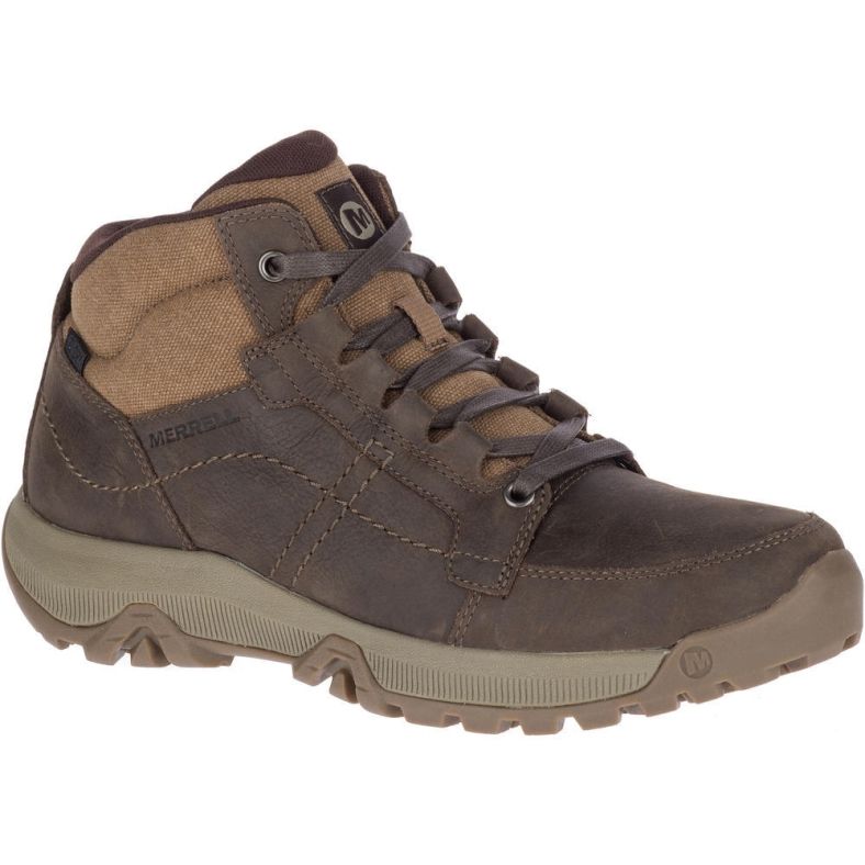 merrell leather walking boots