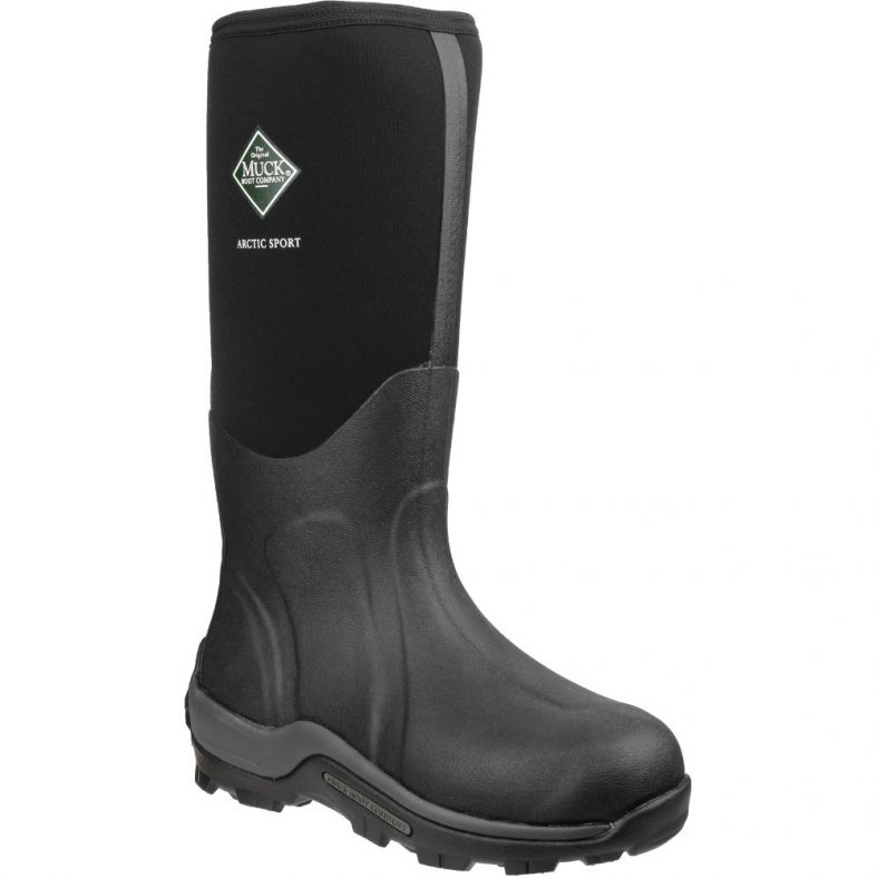fleece lined wellington boots mens