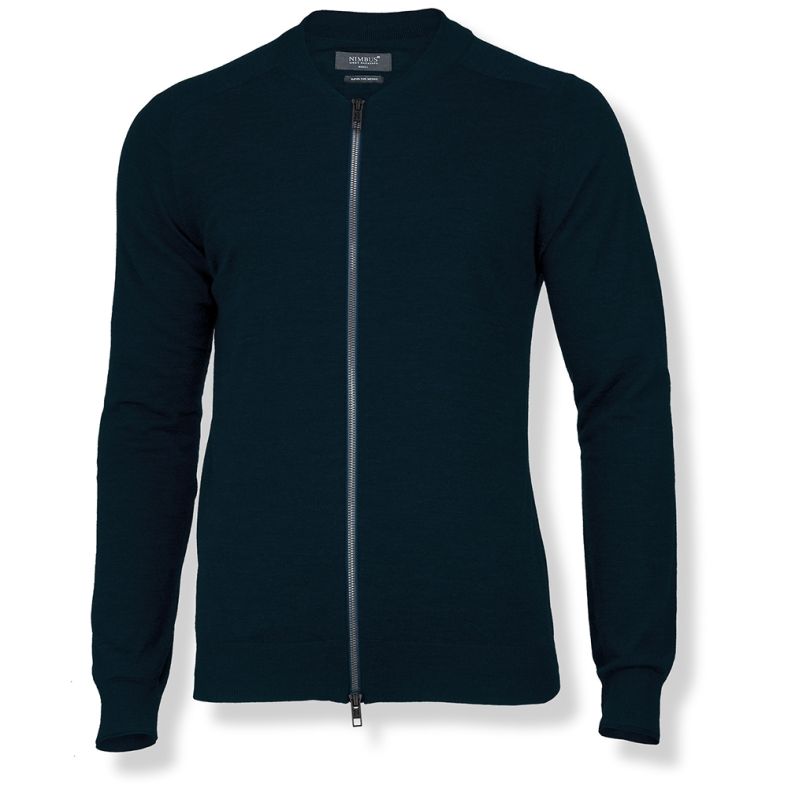 mens knitted bomber