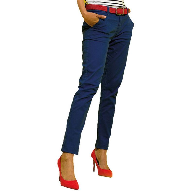 Outdoor Look Womens Milo Classic Casual Soft Chino Trousers XXS UK Size 6 Waist 22 Inside Leg 30