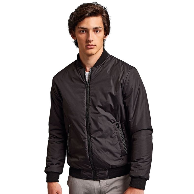 Lightweight black bomber jacket hotsell