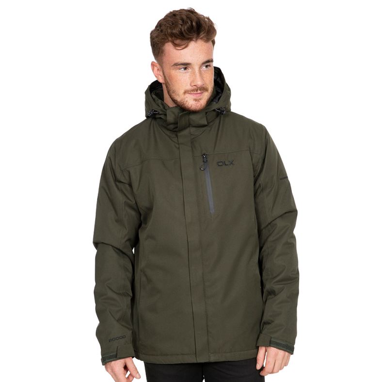 Trespass Mens Renner Waterproof Windproof Padded Walking Jacket Coat ...