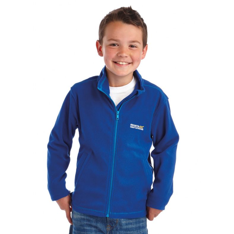 Regatta Boys Girls King Lightweight Fleece II Full Zip Fleece Jacket Outdoor Look