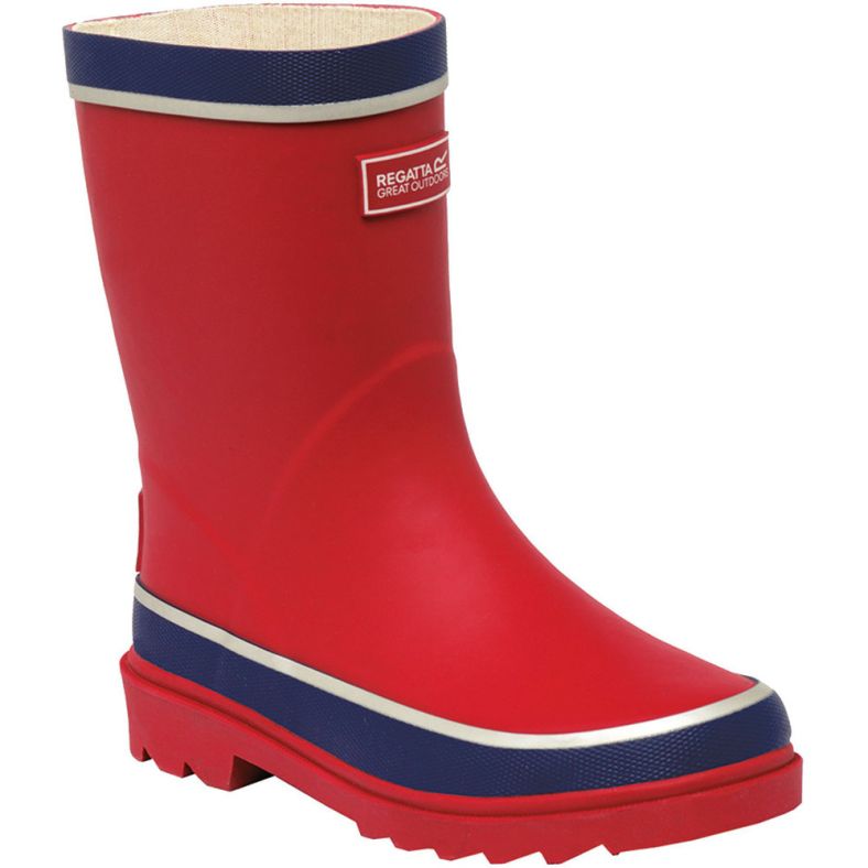 Regatta Boys & Girls Foxfire Junior Rubber Wellington Boots | Outdoor Look