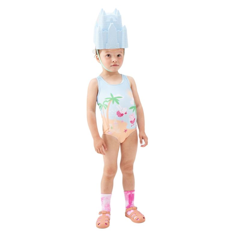 Regatta Girls Peppa Pig Splash Suit II Swimming Costume Outdoor Look