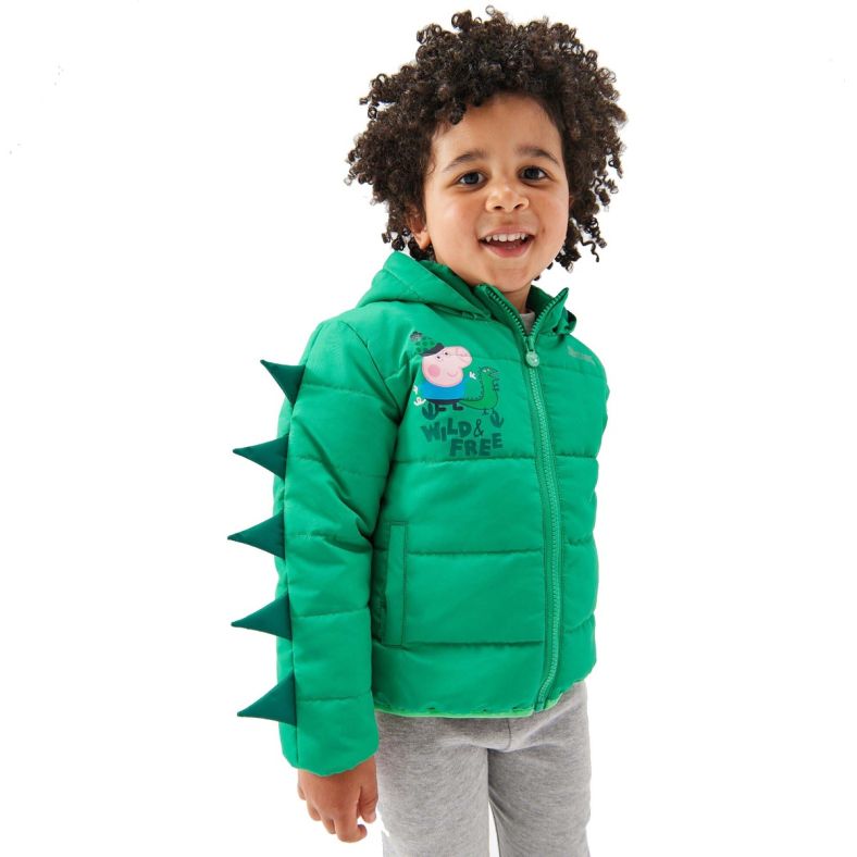 Regatta Boys Peppa Pig Padded Insulated Coat Outdoor Look