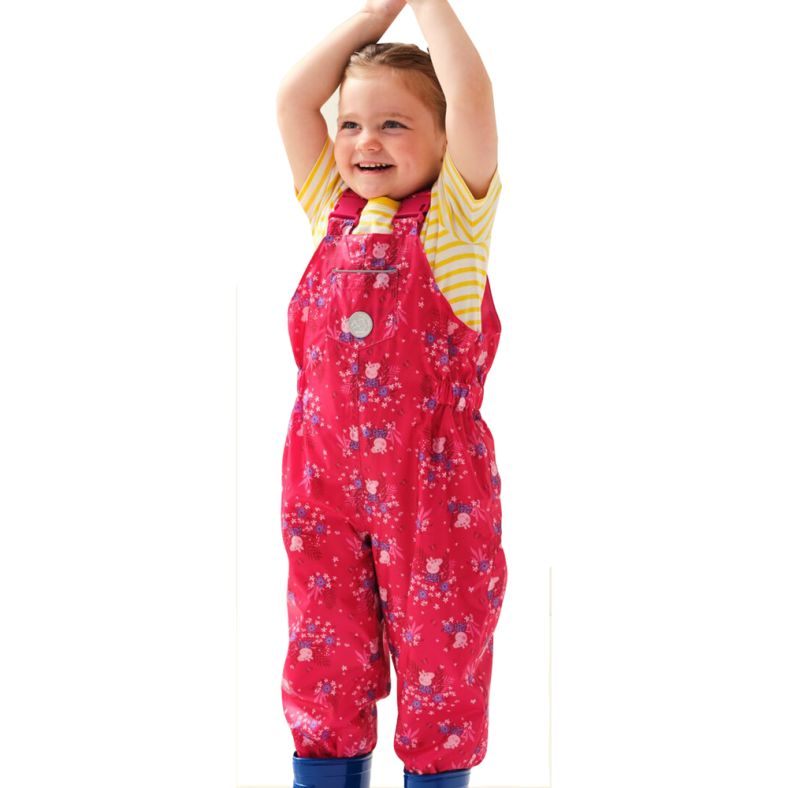 Regatta Girls Muddy Pud Waterproof Breathable Dungarees | Outdoor Look