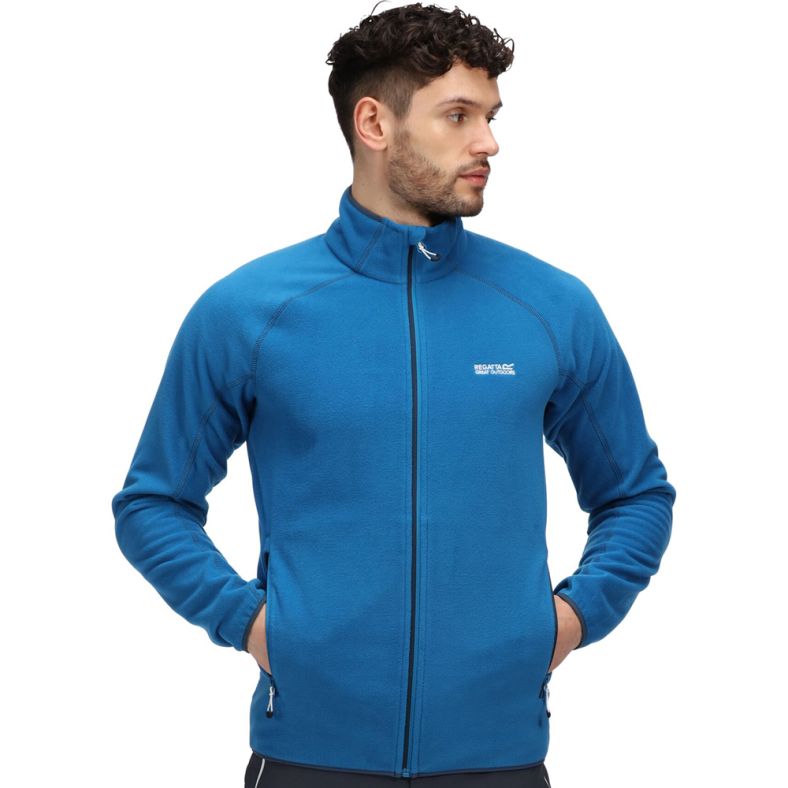 Regatta Mens Hadfield Full Zip Micro Fleece Jacket | Outdoor Look