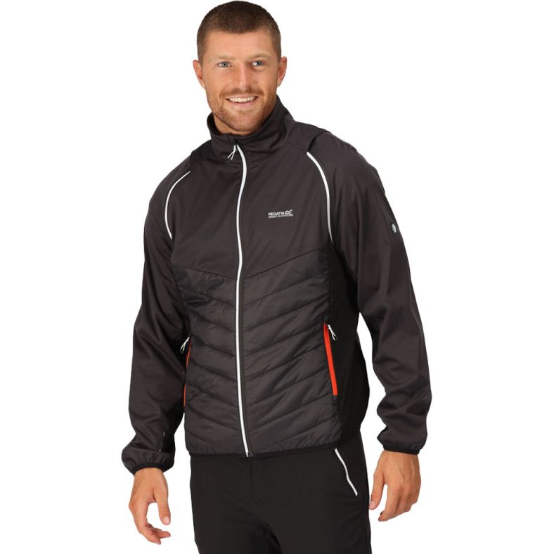 Regatta Mens Steren Hybrid Padded Softshell Jacket Outdoor Look