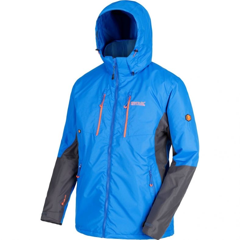 Regatta Mens Fabens II Breathable Isotex Hooded Waterproof Coat Jacket ...