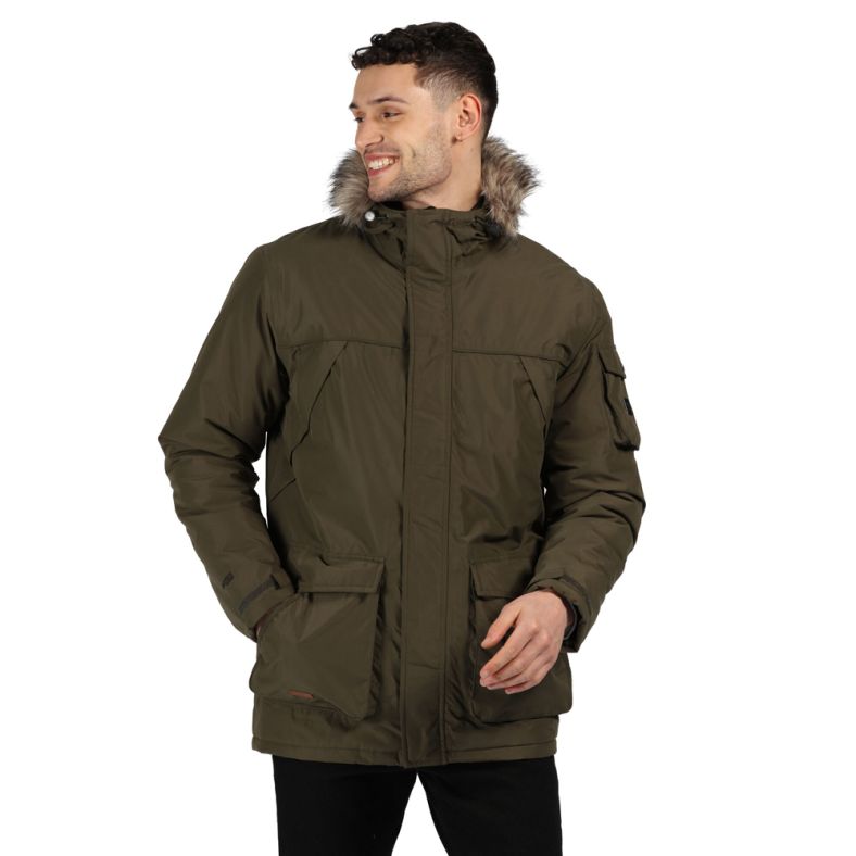Regatta Mens Salinger II Waterproof Insulated Parka Jacket Outdoor Look