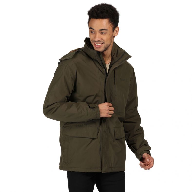 Regatta Mens Penryn Waterproof Insulated Hooded Parka Jacket