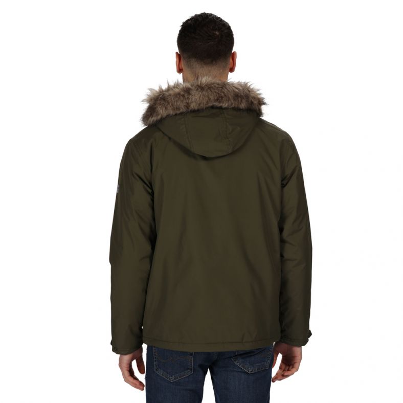 Regatta Mens Haig Waterproof Insulated Hooded Parka Jacket Outdoor Look