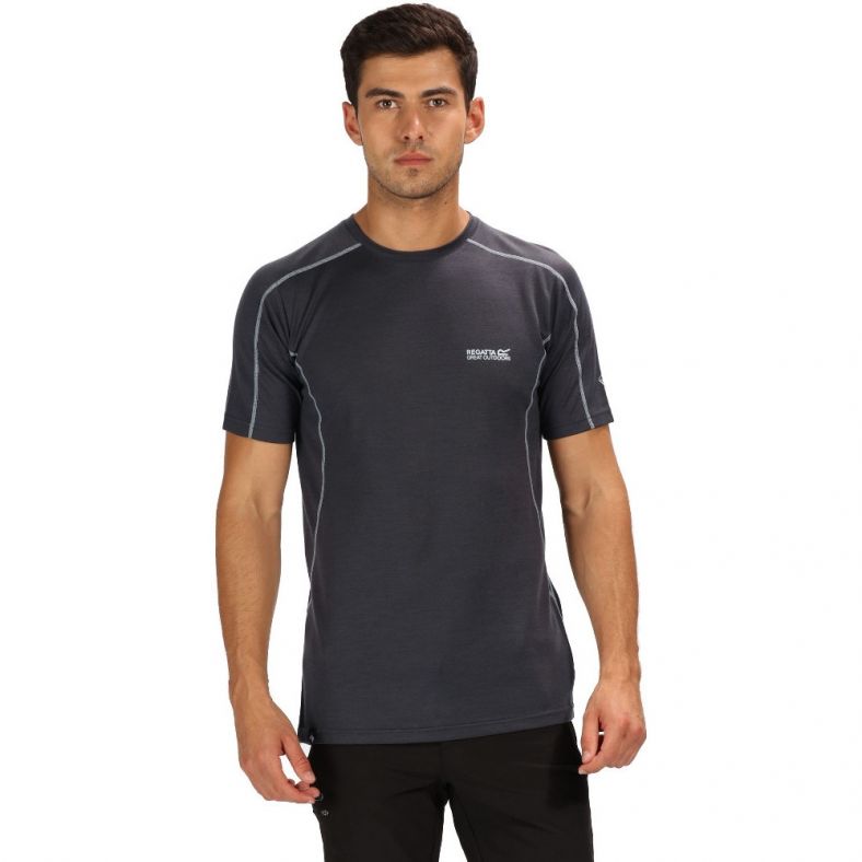 Regatta Mens Tornell Super Soft Merino Wool Active T Shirt