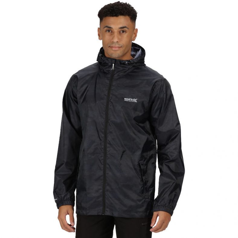 Regatta Mens Printed Waterproof Breathable Pack It Jacket