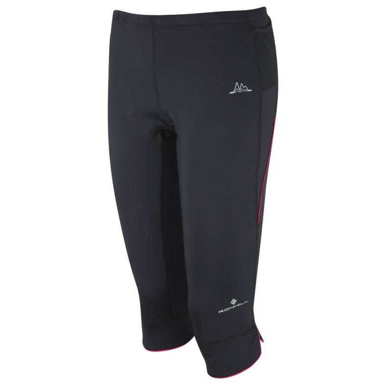 Ron Hill Ladies Trail Contour Capri Pants Bottoms Black