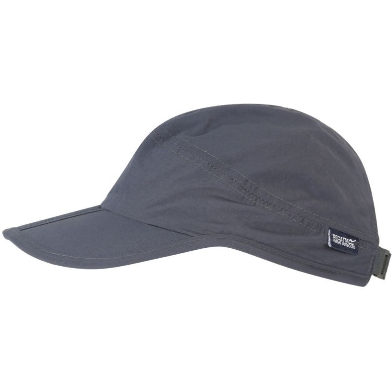 Regatta Mens Folding Peak Polyester Adjustable Ripstop Baseball Cap Outdoor Look