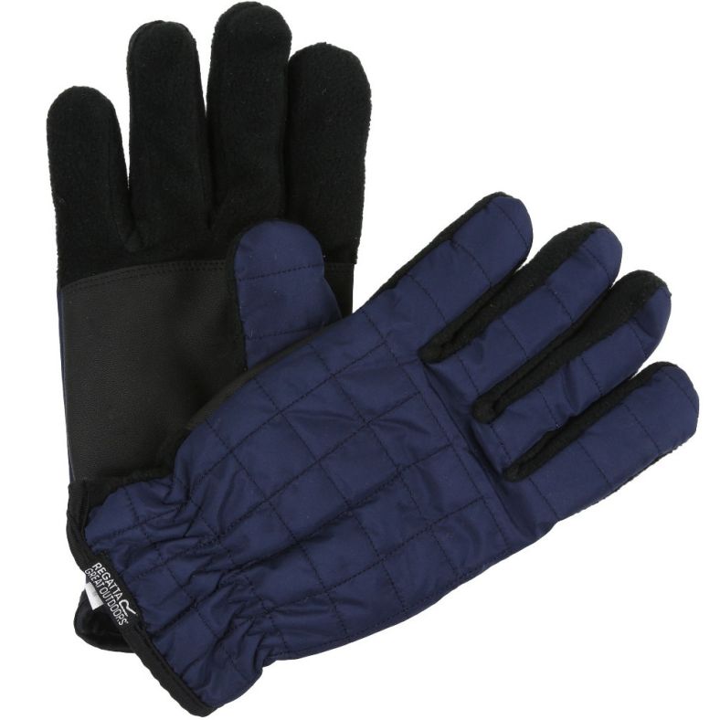 Regatta Mens Quilted Polyester Winter Warm Walking Hiking Gloves