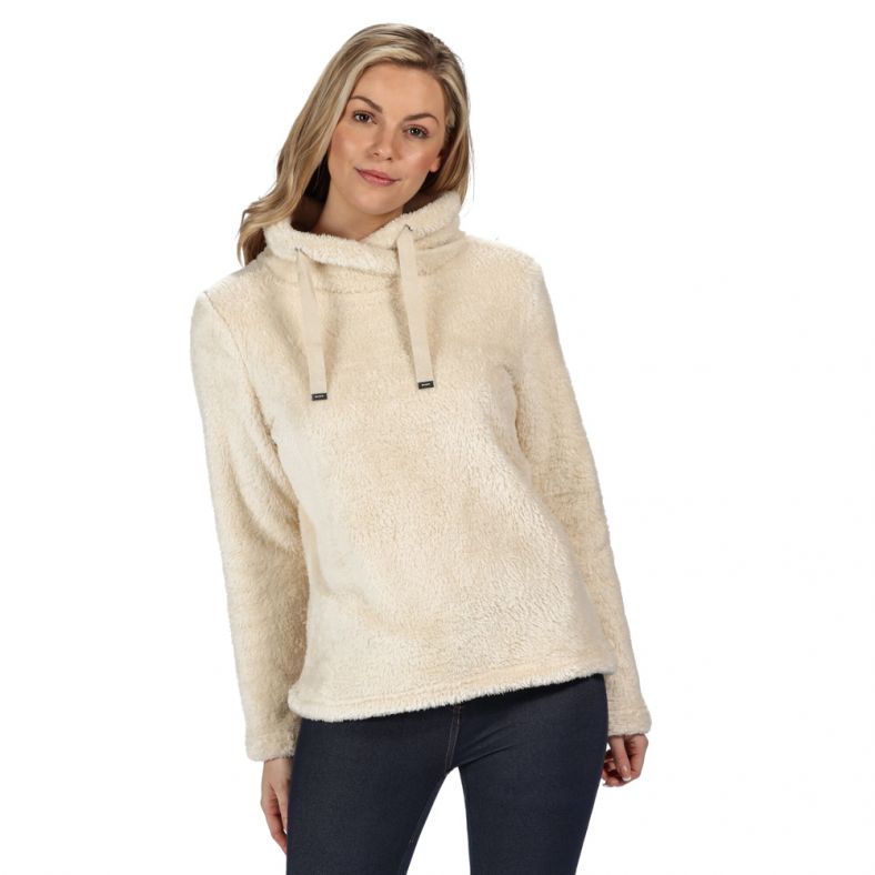 Regatta Womens Hannelore Overhead Fluffy Fleece Jacket | Outdoor Look