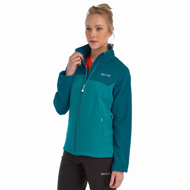 ladies long softshell jacket