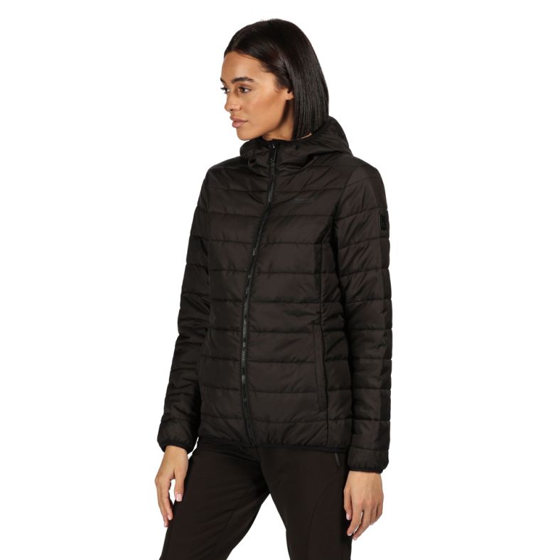 Regatta Womens Helfa Insulated Quilted Hooded Puffa Coat Outdoor Look