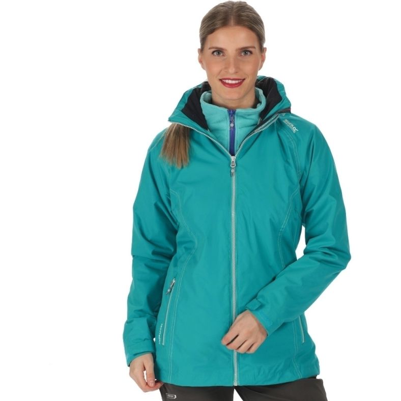 Regatta Womens Premilla Iii Waterproof Taped Seams Lined Jacket With Concealed Hood Jacket