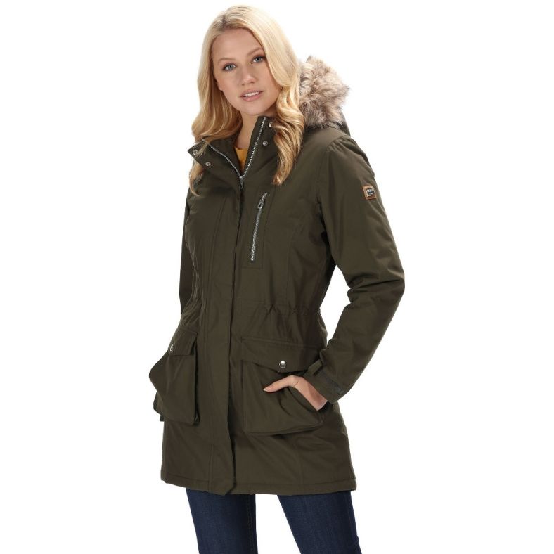 Regatta Womens Serleena Waterproof Breathable Parka Coat Outdoor Look