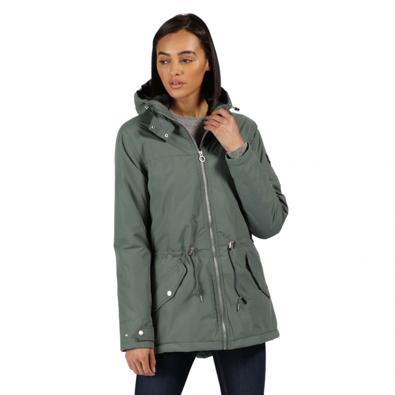 Regatta Womens Brigid Waterproof Insulated Parka Coat Jacket