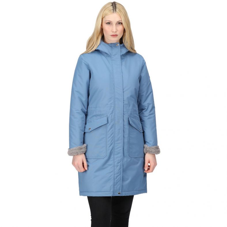 Regatta Womens Romine Waterproof Breathable Parka Coat Outdoor Look