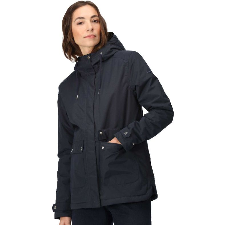 Regatta Womens Broadia Waterproof Insulated Jacket Coat Outdoor Look