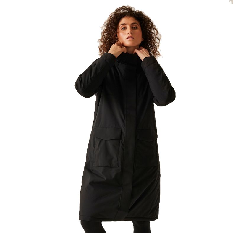 Regatta Womens Yarli Insulated Waterproof Parka Jacket Outdoor Look