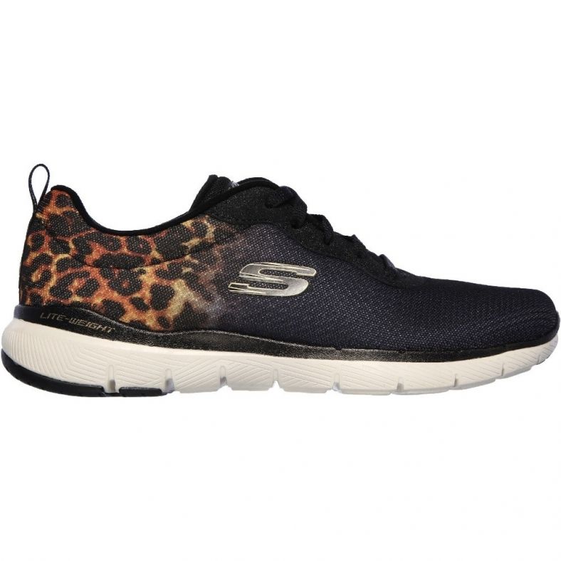 skechers leopard trainers