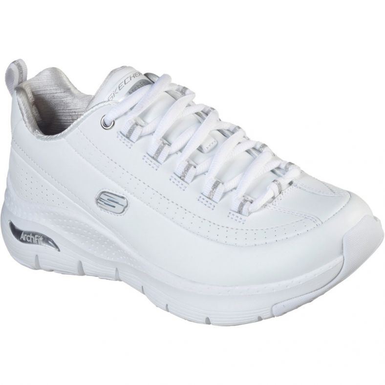 Skechers Womens Arch Fit Citi Drive Leather Trainers | Outdoor Look