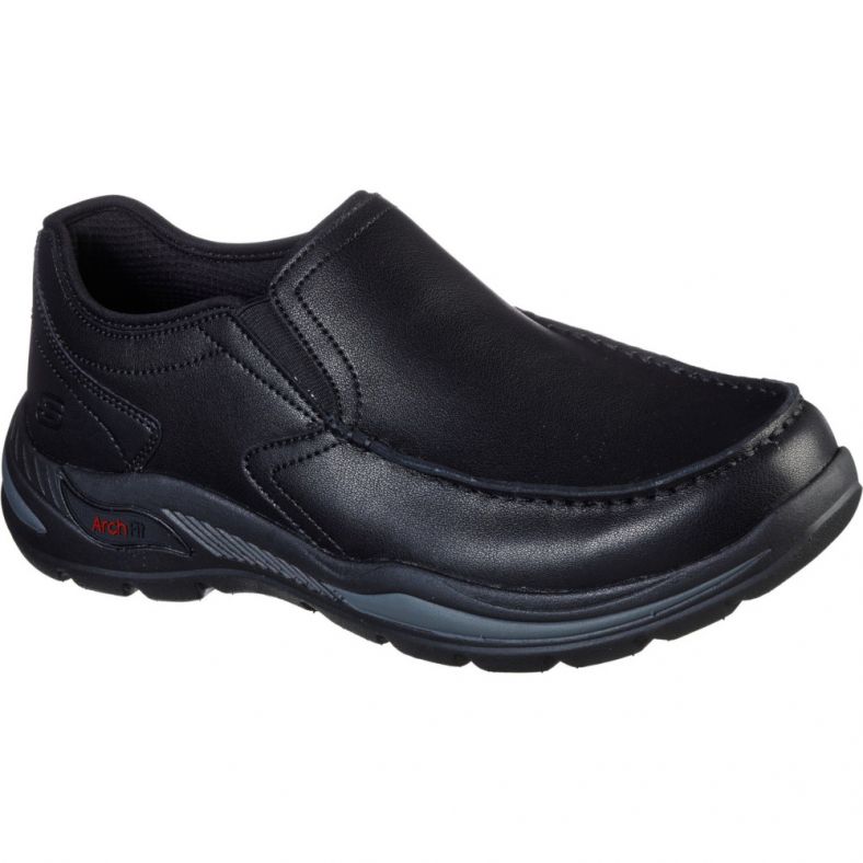 skechers mens leather shoes