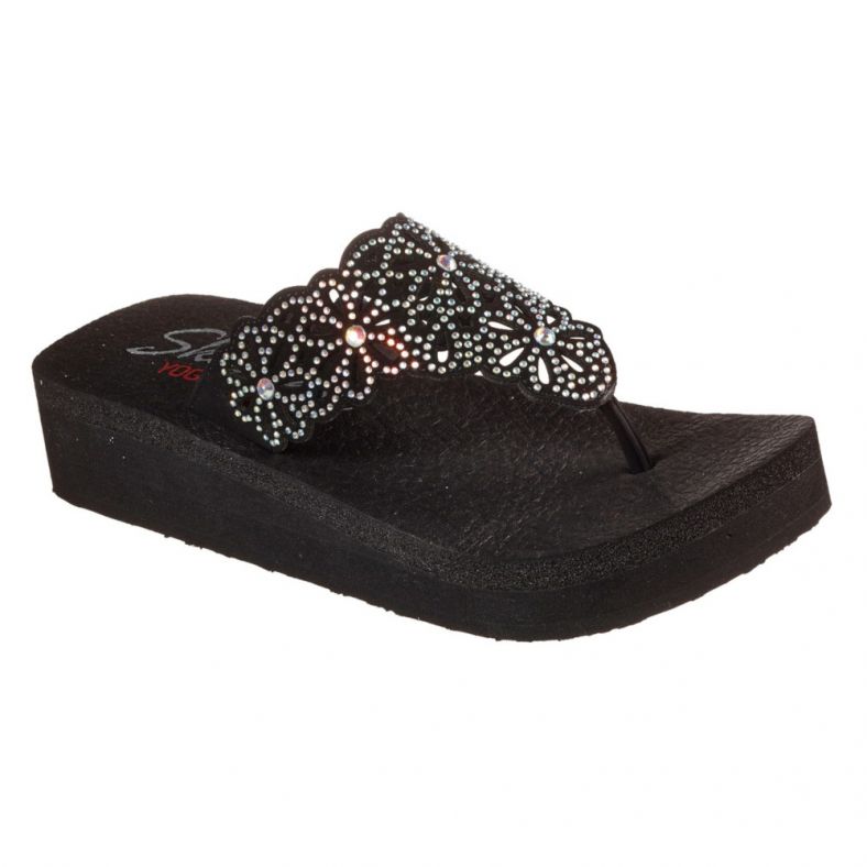 Skechers glitter flip flops sales
